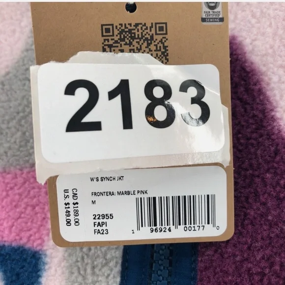 Patagonia Synchilla Full Zip Fleece Jacket Women's Size M Frontera Marble
Pink - Picture 9 of 9